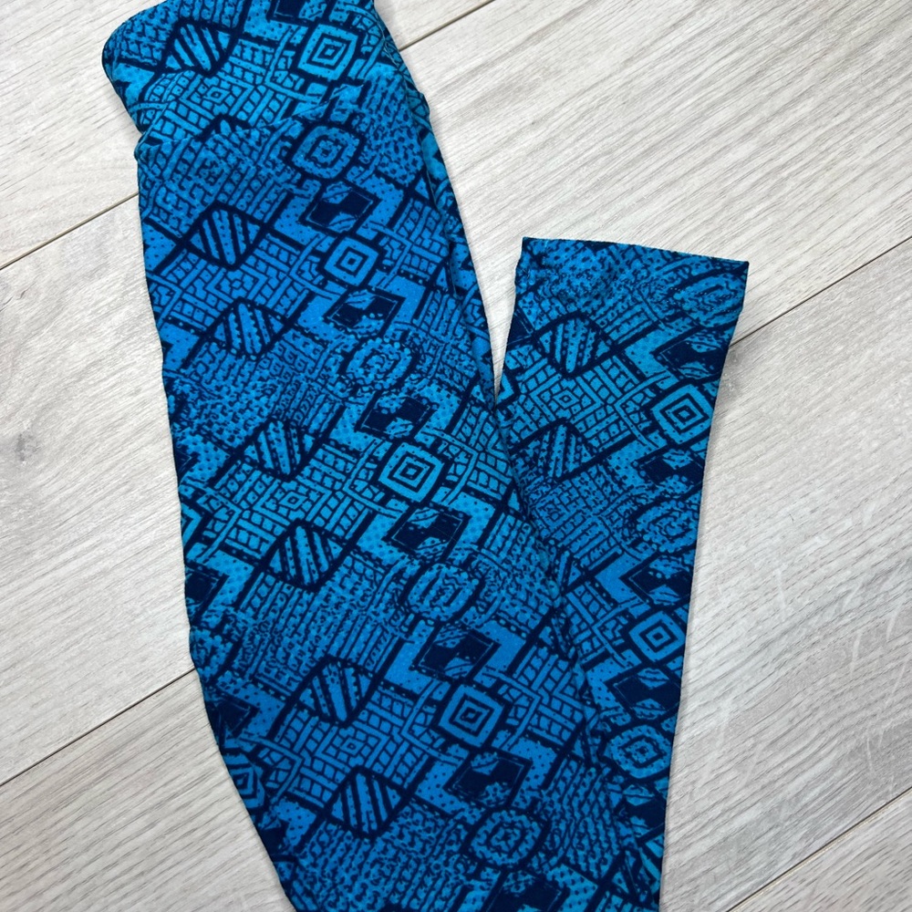 LuLaRoe Blue SM Kids Leggings